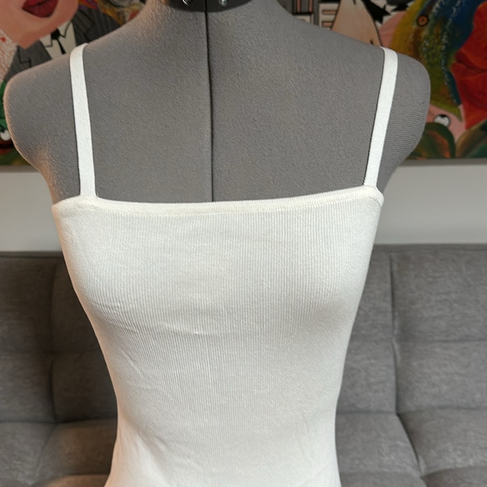 Windsor Cream knit ribbed Dress - Picture 2 of 4